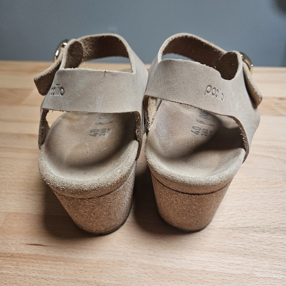 Birkenstock Papillio Soley Nubuck Leather Sandals 40/9 - Picture 4 of 9